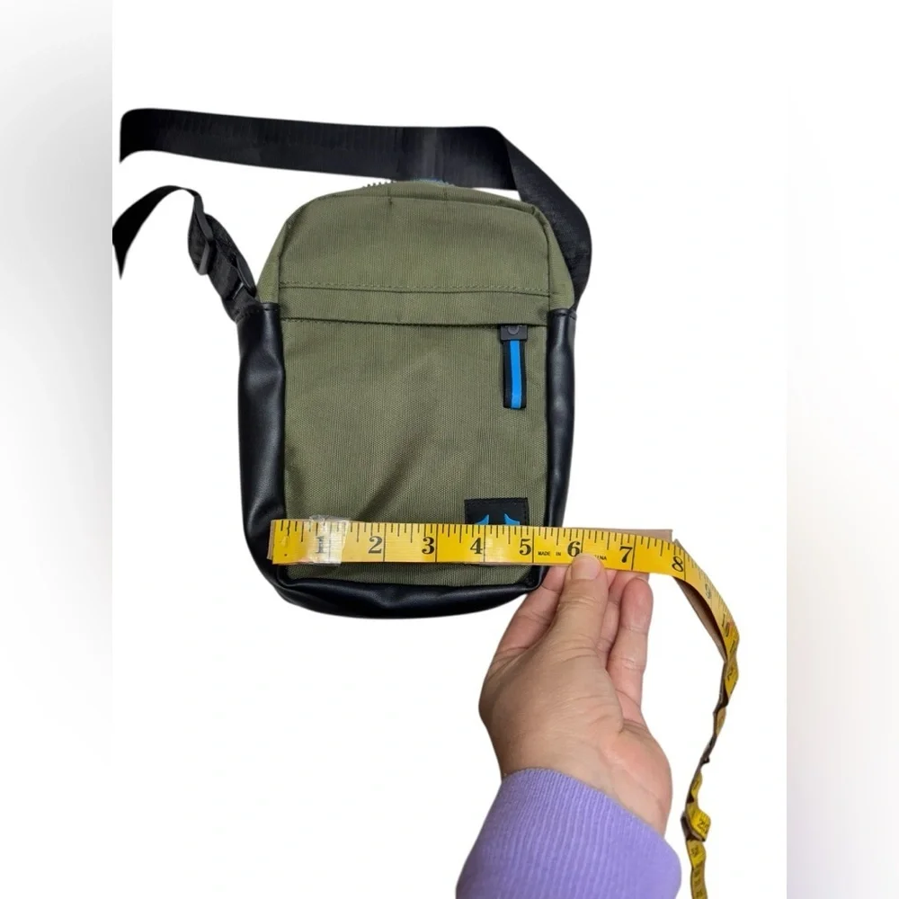 True Religion .Olive and Black Crossbody Bag